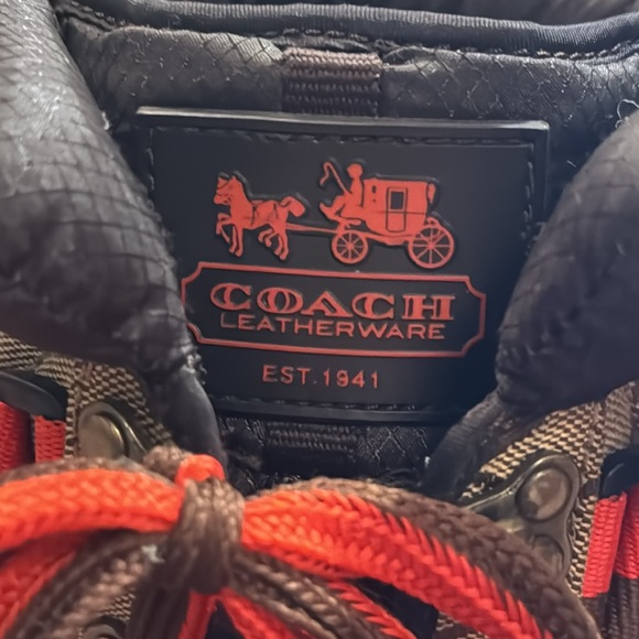 Coach winter boots. Size 7.5M. Above the calf. - Picture 5 of 13